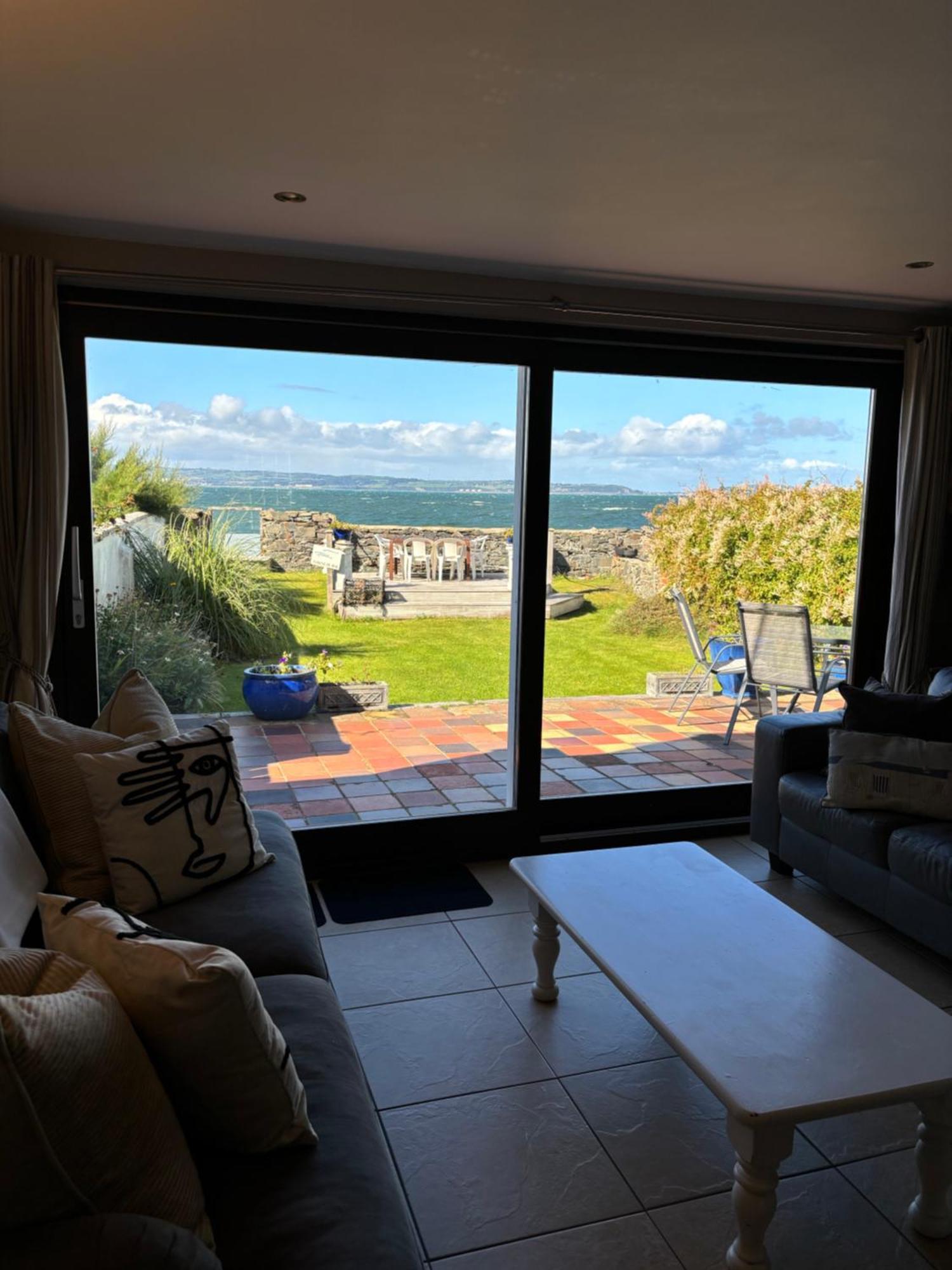 Splash Cottage Beach House With Sea Lapping Garden Bangor  Bagian luar foto